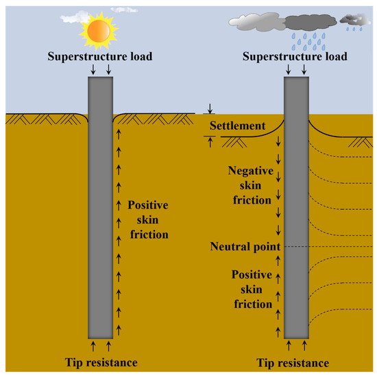 Bearing Characteristics and Negative Skin Friction Preventive Measures for  Highway Bridge Pile Foundations in Collapsible Loess Areas Under Water  Immersion